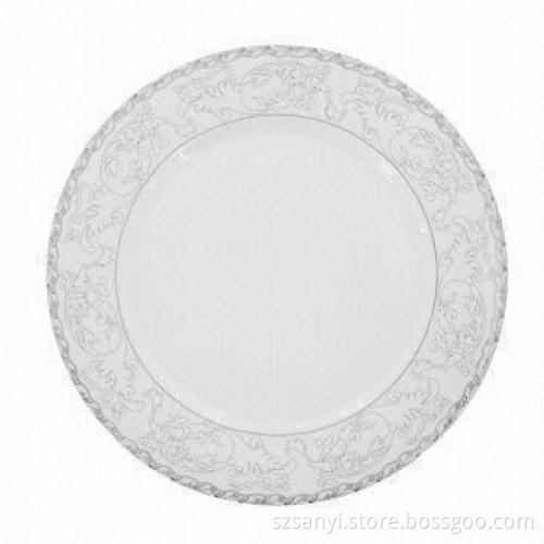 Bone China Plate with Novel and Attractive Design